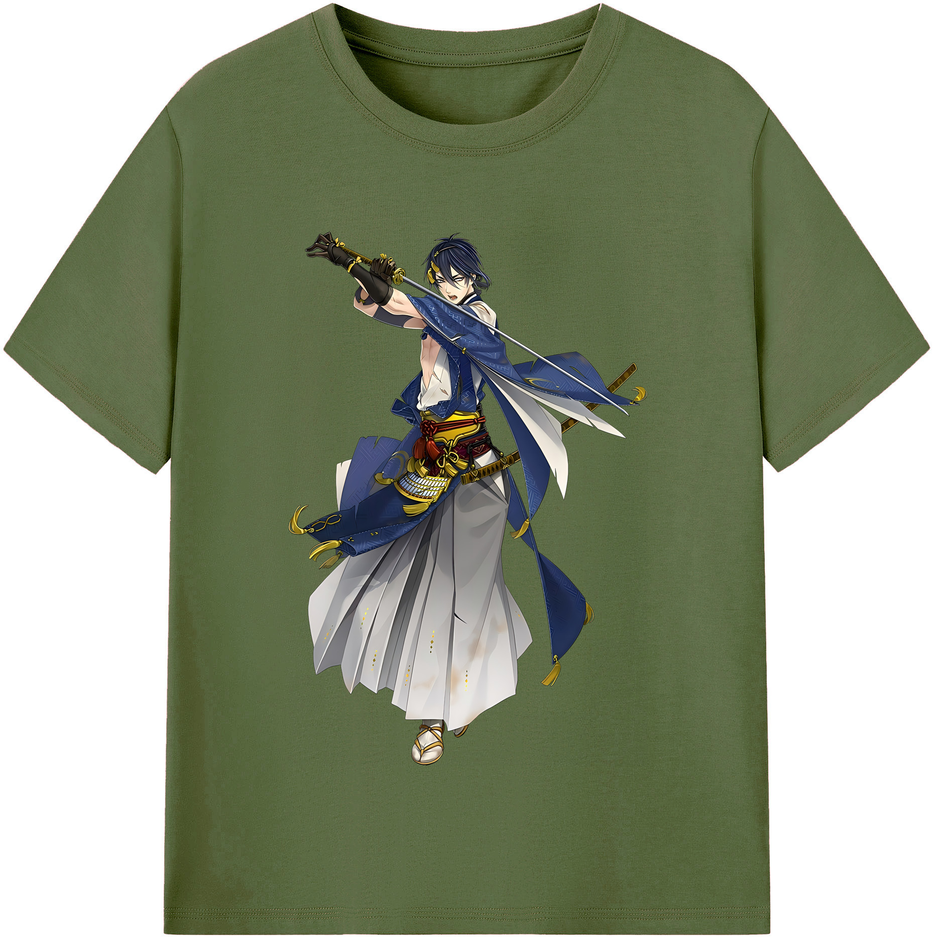 （画像用） 刀剣乱舞 Touken Ranbu 綿100％半袖Tシャツ（フロントプリント）
